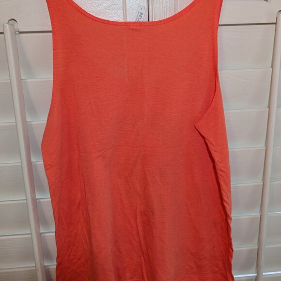 Salmon Orange Phoenix Zoo Tank Top Size Small Lion Detail - Picture 5 of 7
